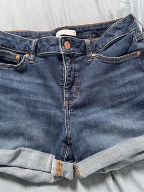 Lauren Conrad cuffed  jeans shorts 12